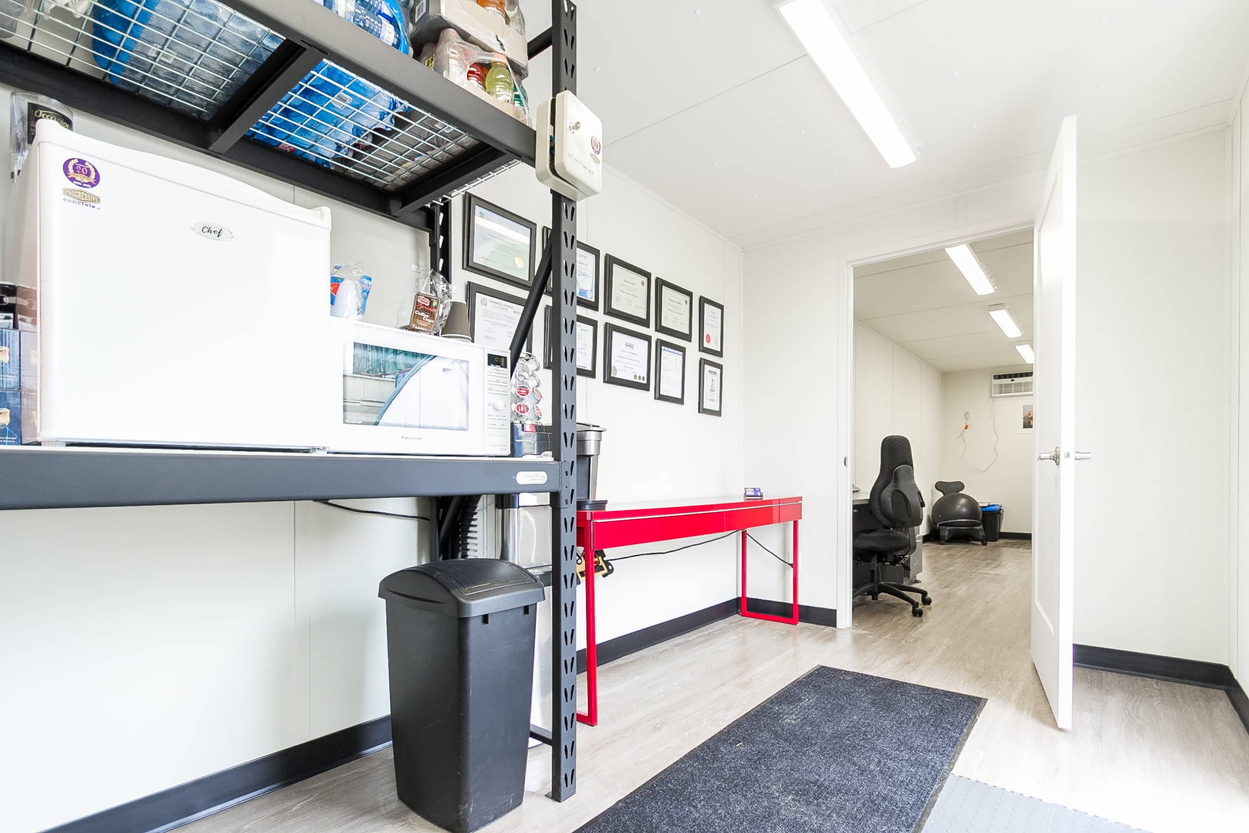 40&rsquo;HC Office CUBE &ndash; Vinyl Drywall Finished - Metro Container PTY LTD