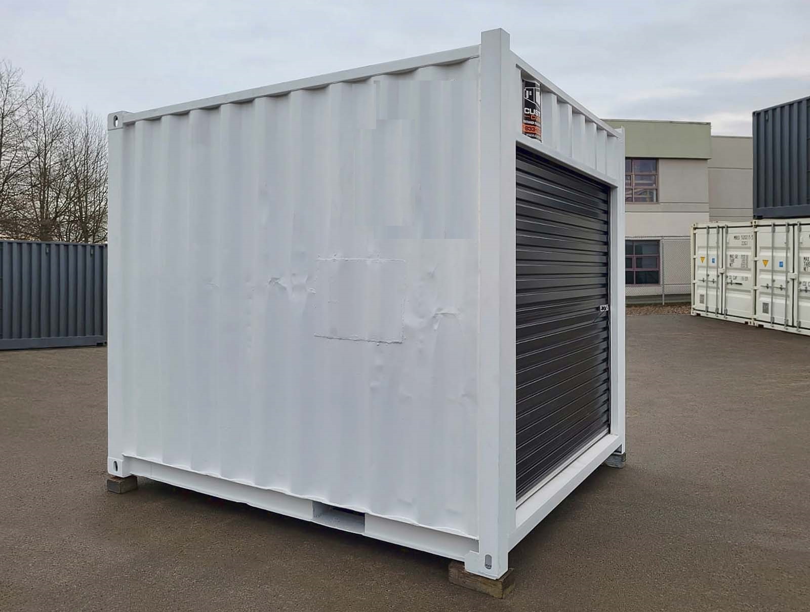 10&rsquo; &ldquo;Cut Down&rdquo; Used Container + Rollup - Metro Container PTY LTD