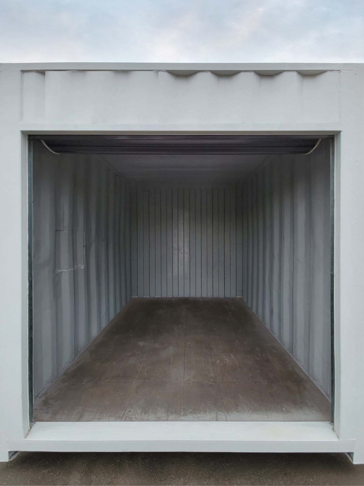 10&rsquo; &ldquo;Cut Down&rdquo; Used Container + Rollup - Metro Container PTY LTD