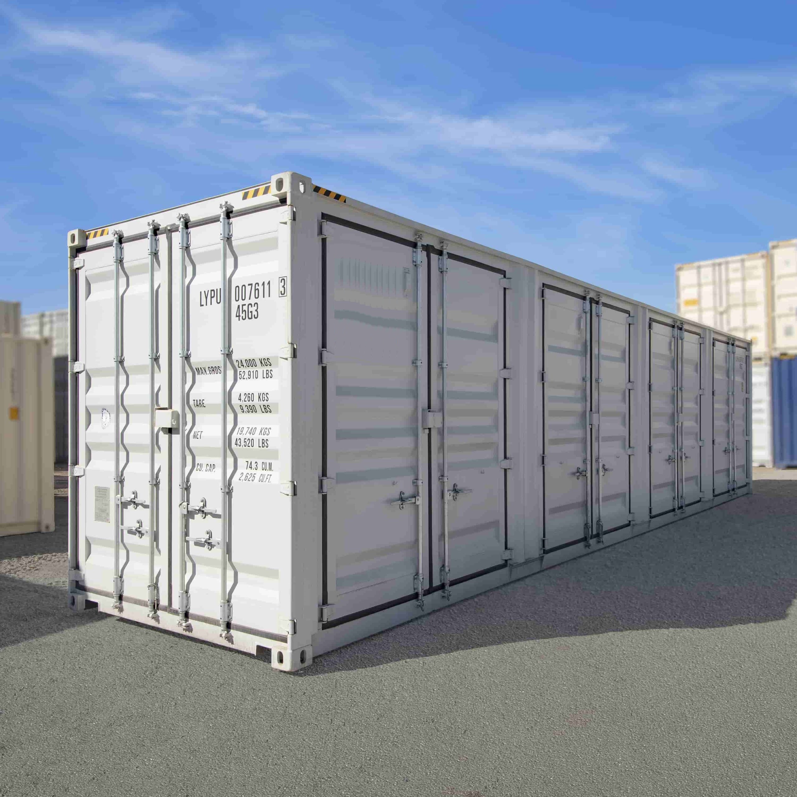 40&rsquo;HC New (1-trip) Shipping Container with 4 x Side Doors - Metro Container PTY LTD