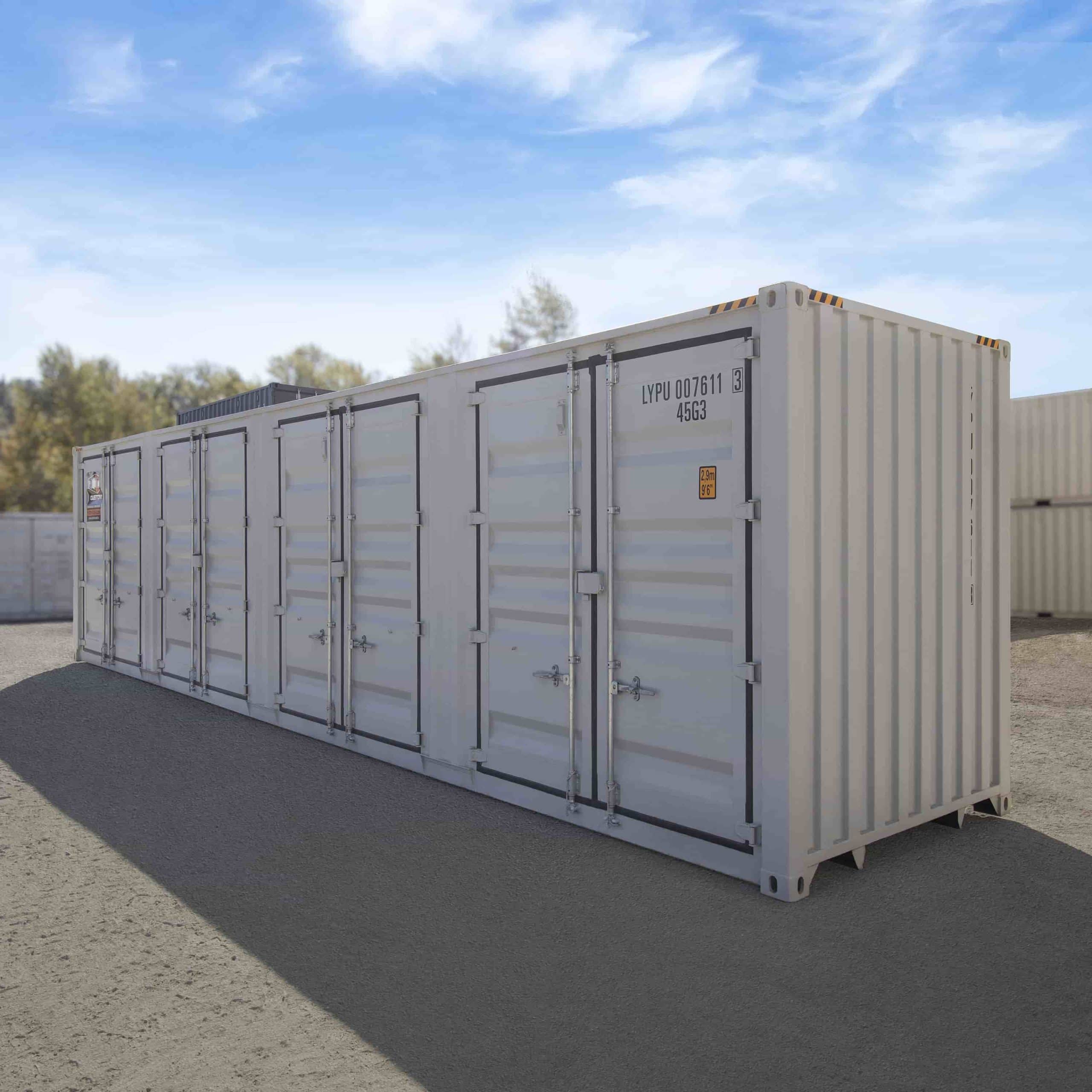 40&rsquo;HC New (1-trip) Shipping Container with 4 x Side Doors - Metro Container PTY LTD