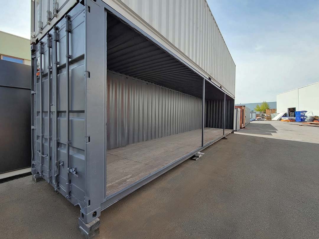 40&rsquo;HC Used &ldquo;Open Face&rdquo; Shipping Container - Metro Container PTY LTD