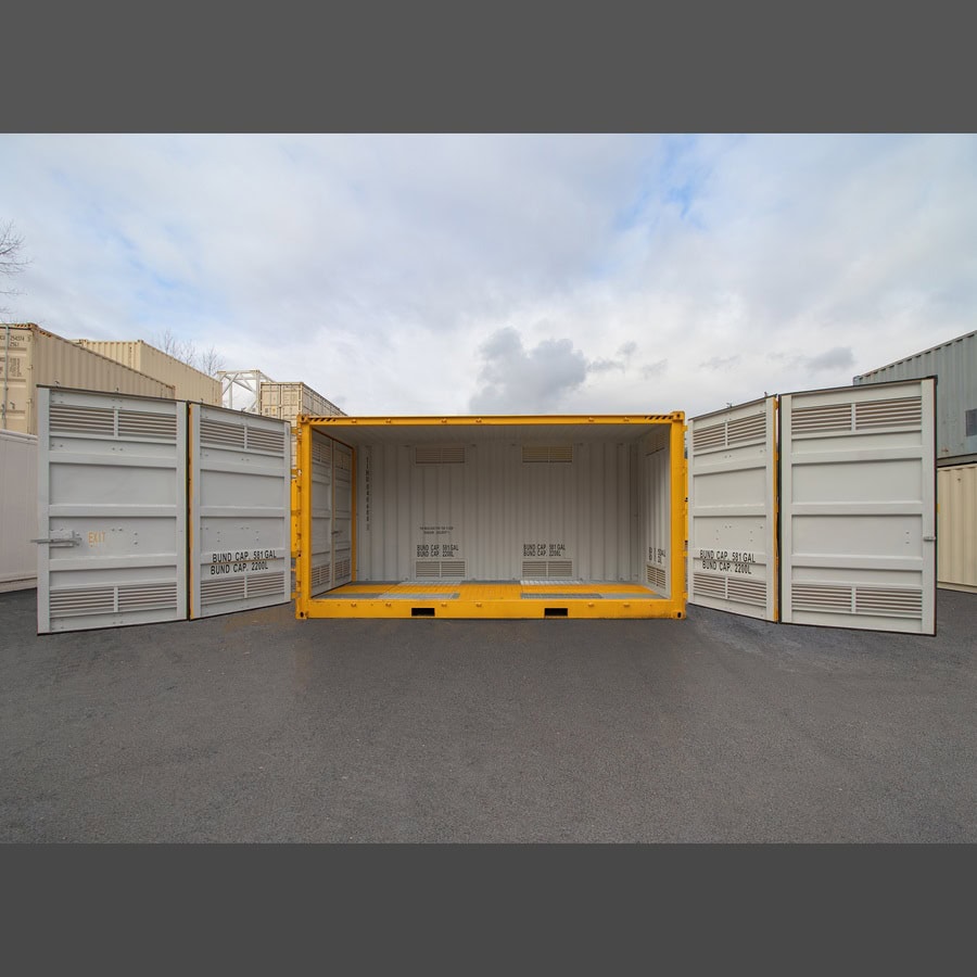 20&rsquo;HC Openside Containment Cube - Metro Container PTY LTD