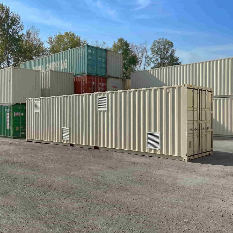 40&rsquo;HC &ldquo;CONTAINMENT CUBE&rdquo; with 4 x Roll Up Doors - Metro Container PTY LTD