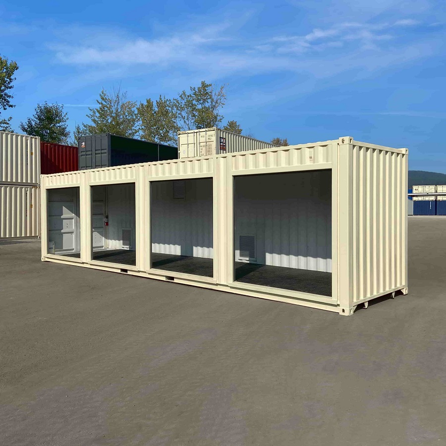 40&rsquo;HC &ldquo;CONTAINMENT CUBE&rdquo; with 4 x Roll Up Doors - Metro Container PTY LTD