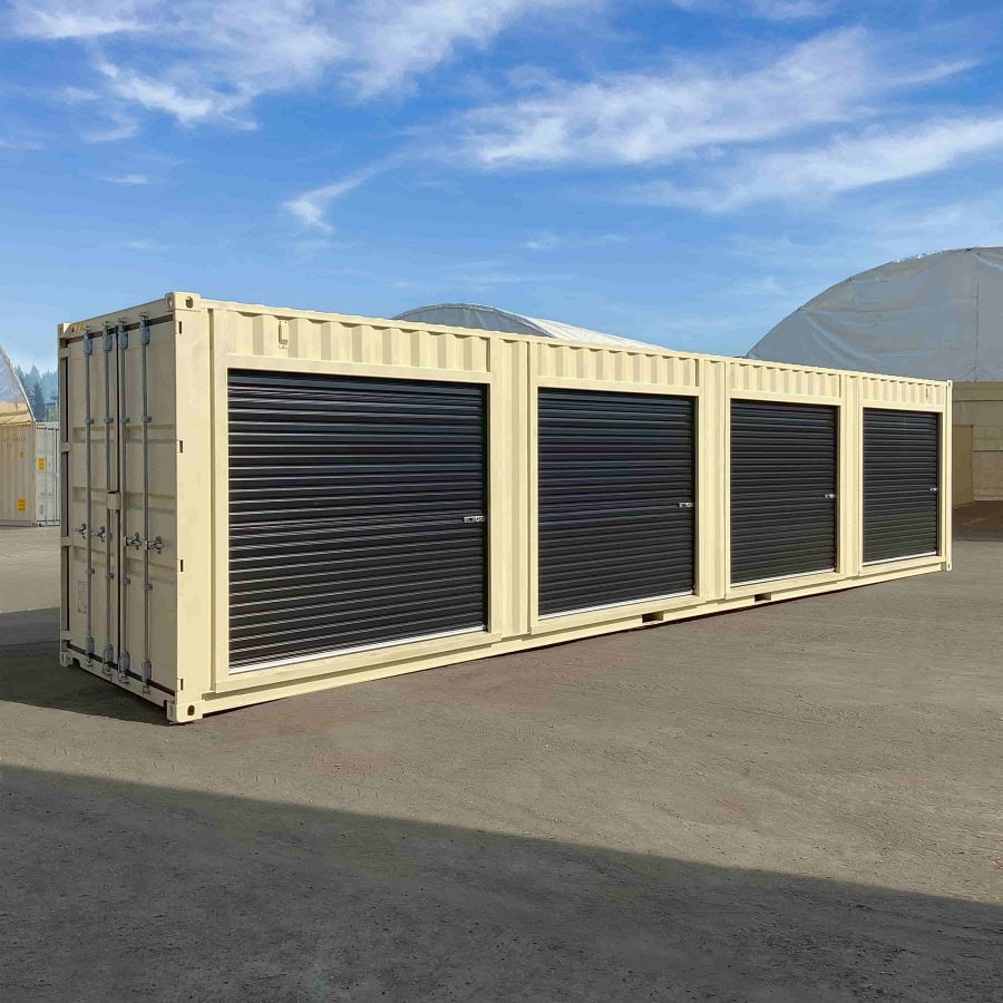 40&rsquo;HC &ldquo;CONTAINMENT CUBE&rdquo; with 4 x Roll Up Doors - Metro Container PTY LTD