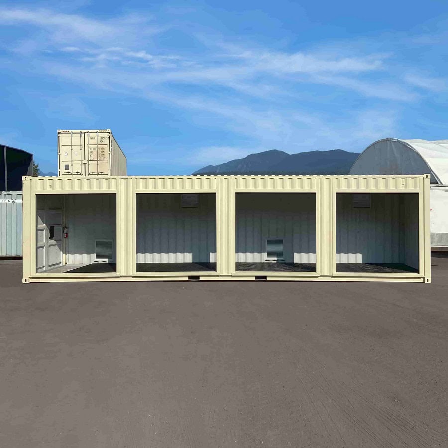 40&rsquo;HC &ldquo;CONTAINMENT CUBE&rdquo; with 4 x Roll Up Doors - Metro Container PTY LTD