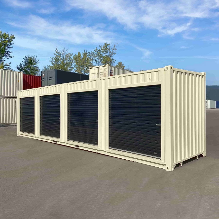 40&rsquo;HC &ldquo;CONTAINMENT CUBE&rdquo; with 4 x Roll Up Doors - Metro Container PTY LTD