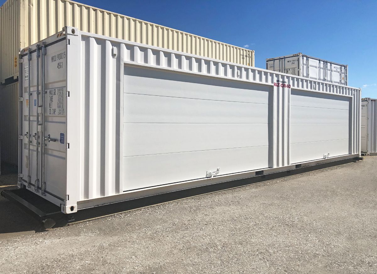 40&rsquo;HC HAZCON Containment unit w/ Overhead doors - Metro Container PTY LTD