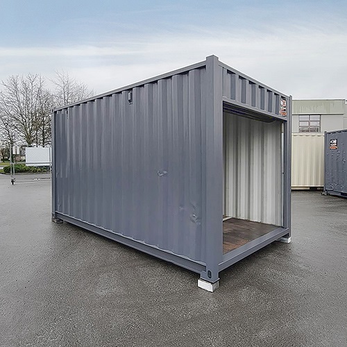 15&prime; &ldquo;Cut Down&rdquo; Used Container + Rollup - Metro Container PTY LTD