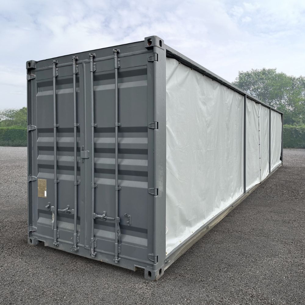 40&rsquo;HC Open-Face w/Tarp System - Metro Container PTY LTD