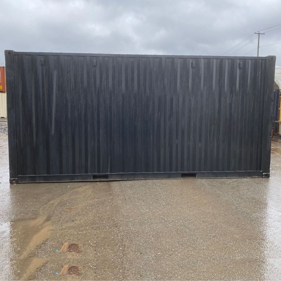 20&rsquo;HC New (1-Trip) Shipping Container &ndash; Painted Black - Metro Container PTY LTD