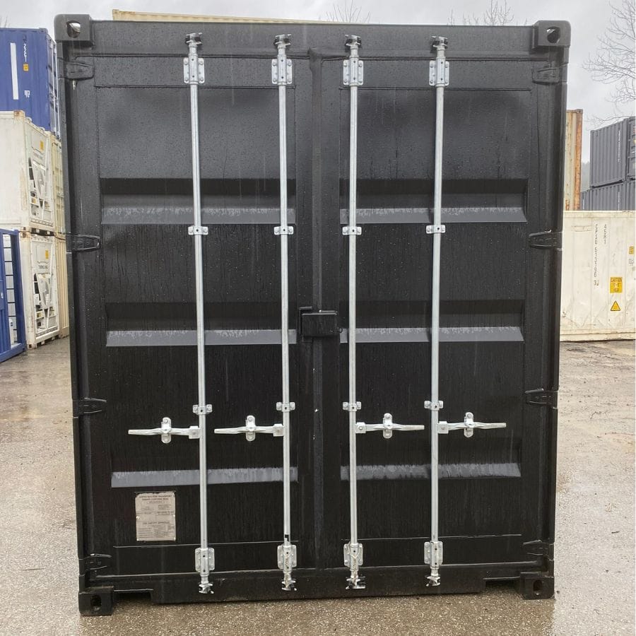 20&rsquo;HC New (1-Trip) Shipping Container &ndash; Painted Black - Metro Container PTY LTD