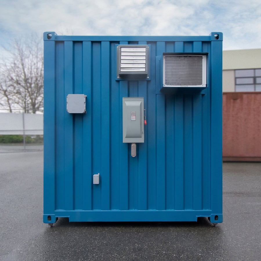 Shipyard Machinery Enclosure - Metro Container PTY LTD