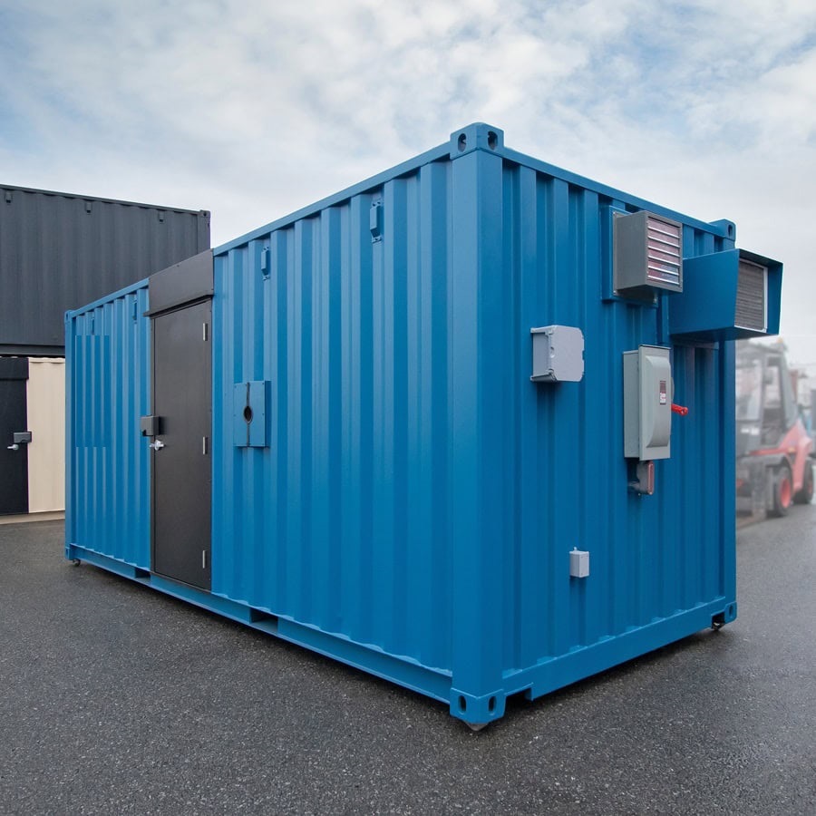 Shipyard Machinery Enclosure - Metro Container PTY LTD
