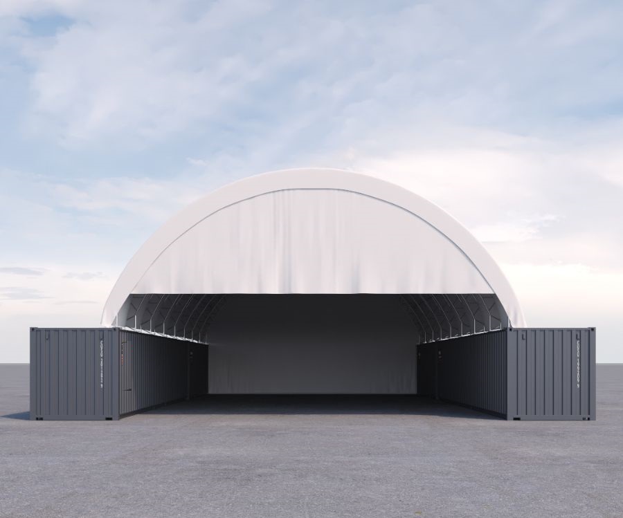 40&rsquo; x 60&rsquo; Container Shelter - Metro Container PTY LTD