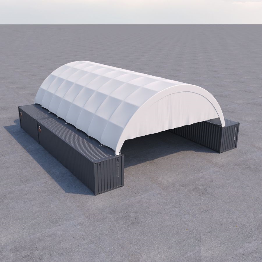40&rsquo; x 60&rsquo; Container Shelter - Metro Container PTY LTD