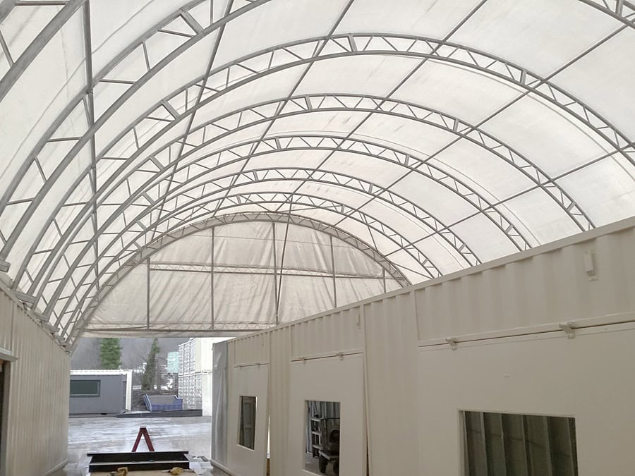 40&rsquo; x 60&rsquo; Container Shelter - Metro Container PTY LTD