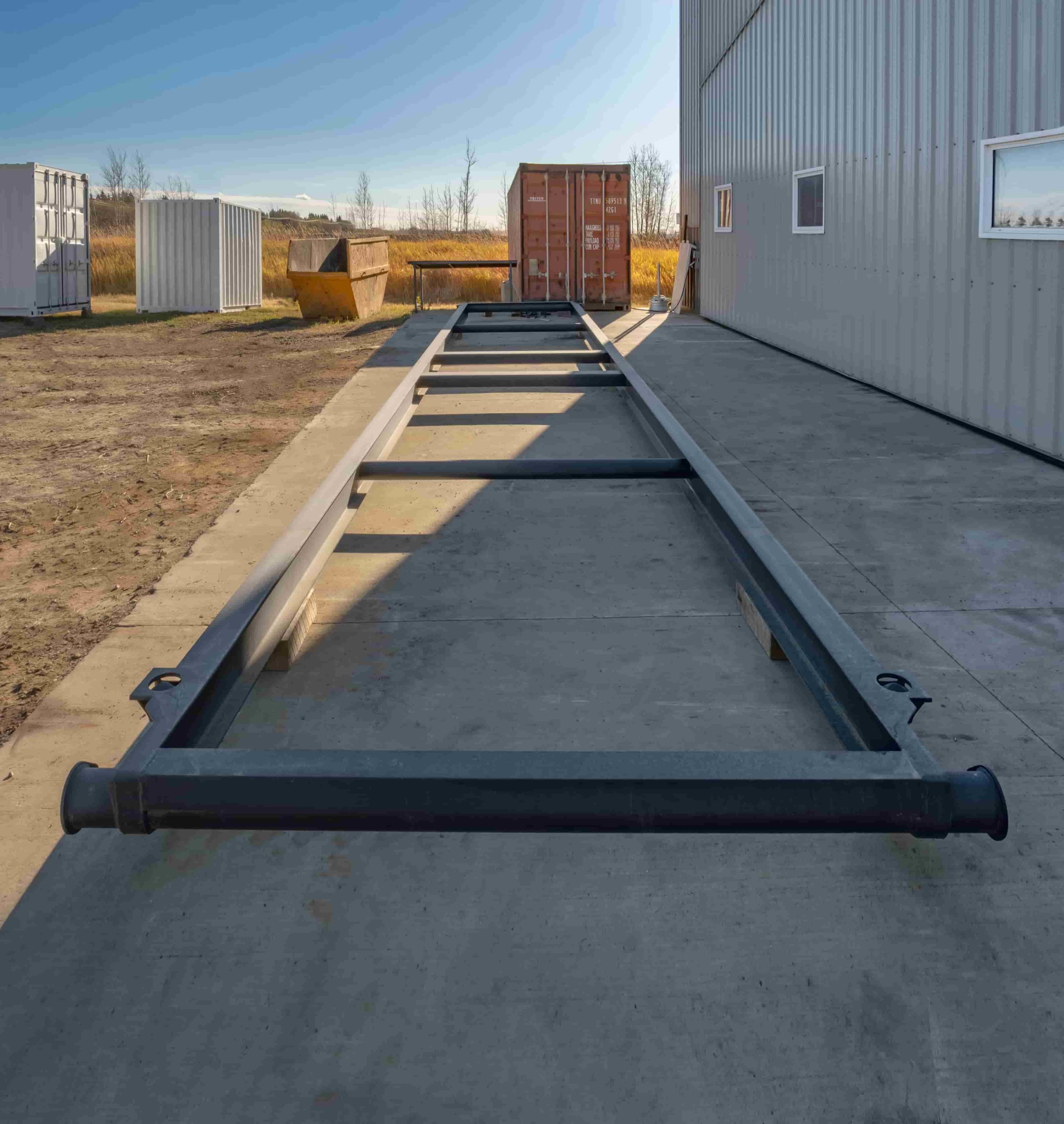 40&rsquo; Container skid w/ twist lock &ldquo;Non Grated&rdquo; - Metro Container PTY LTD