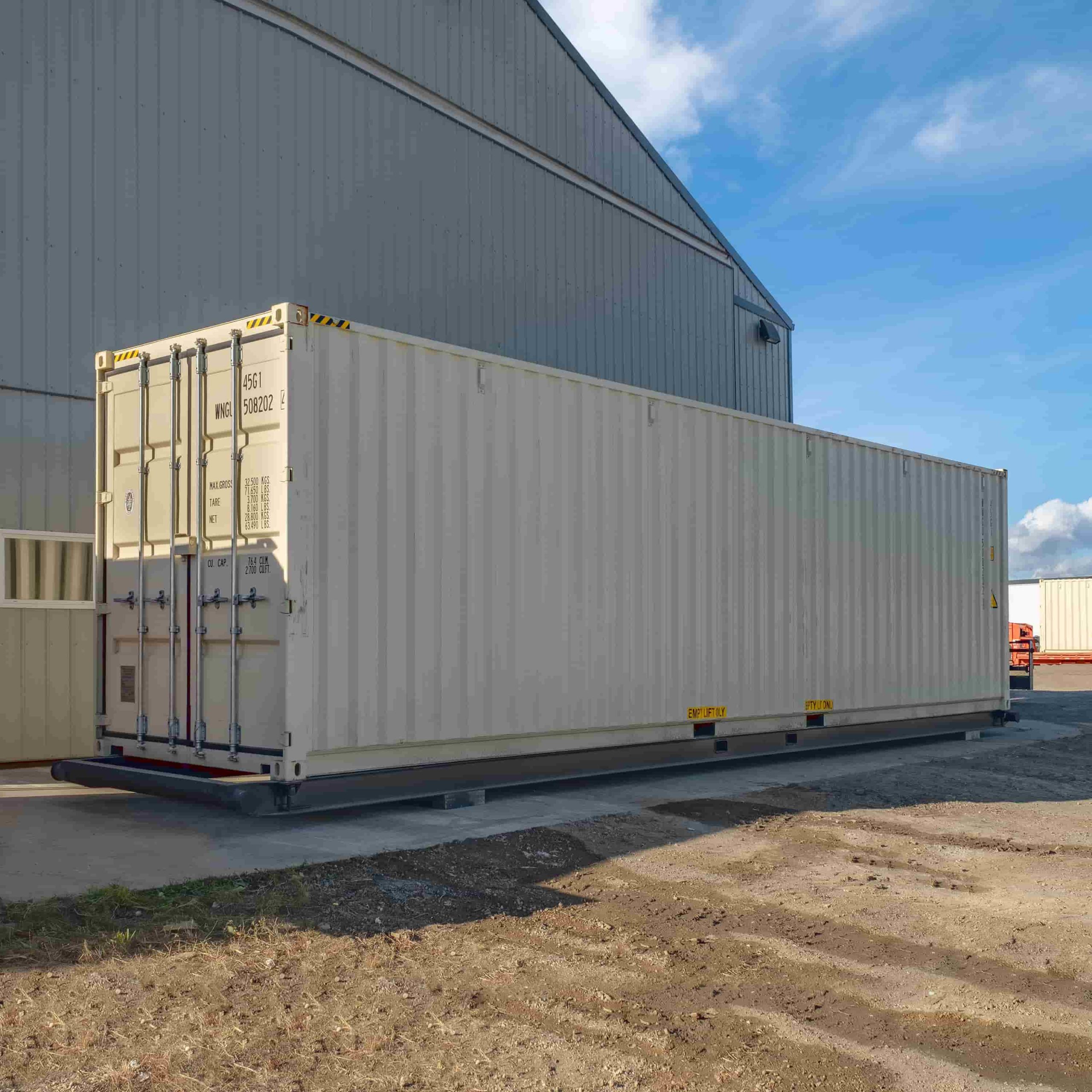 40&rsquo; Container skid w/ twist lock &ldquo;Non Grated&rdquo; - Metro Container PTY LTD
