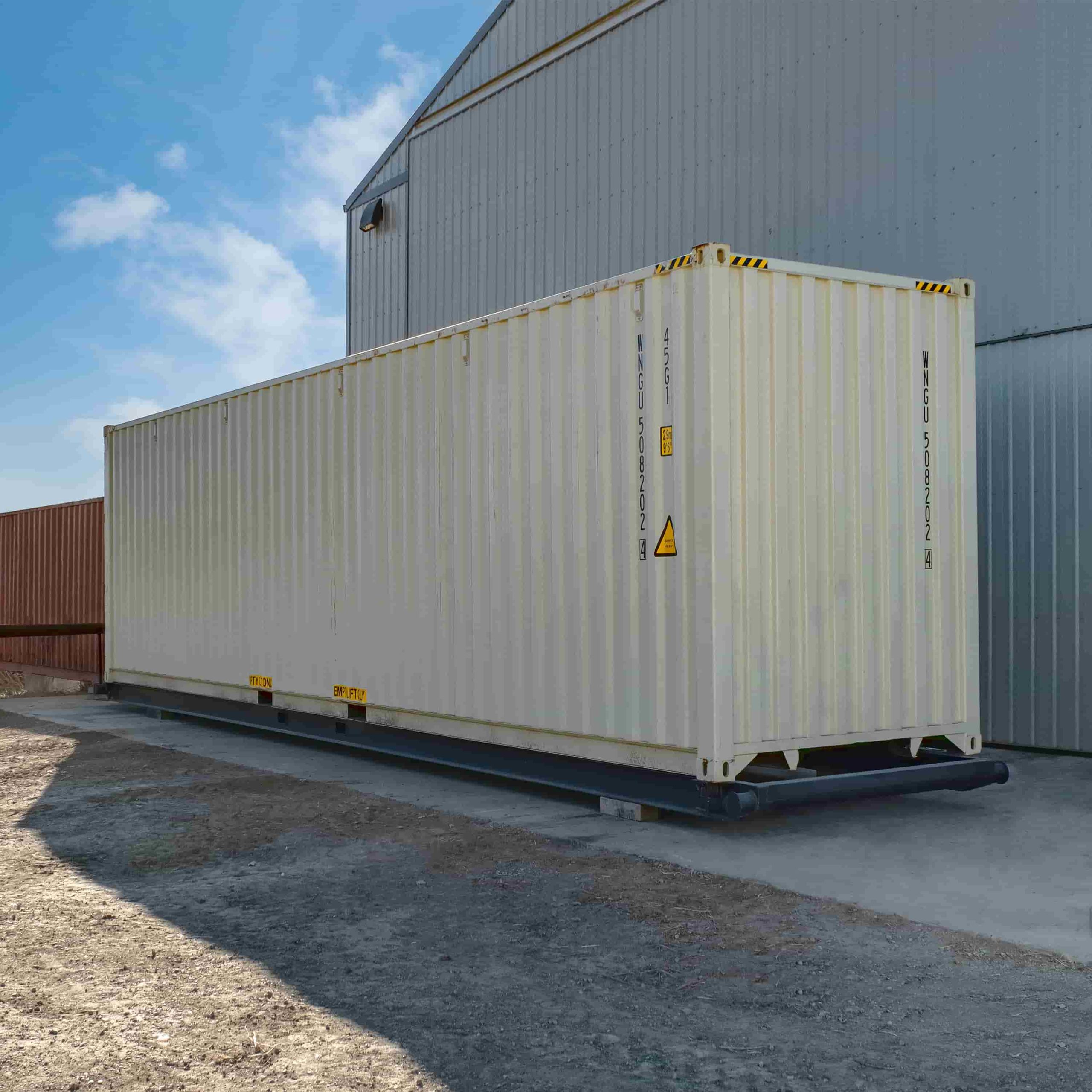 40&rsquo; Container skid w/ twist lock &ldquo;Non Grated&rdquo; - Metro Container PTY LTD