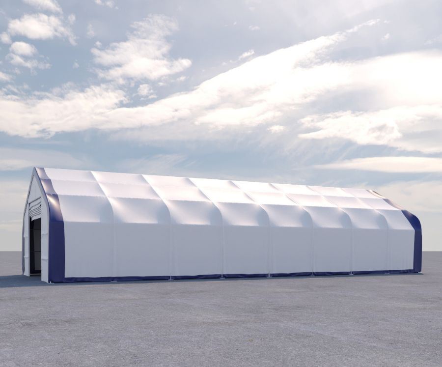 Dual Truss Storage Shelter (30&prime; x 80&prime; x 20&prime;) - Metro Container PTY LTD