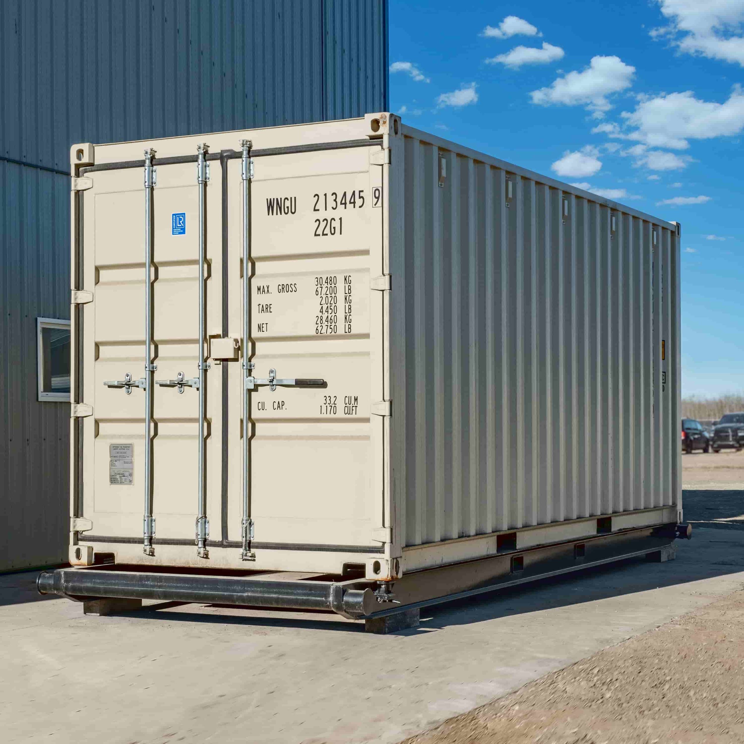 20&rsquo; Skid w/ Twist locks &ldquo;Non Grated&rdquo; - Metro Container PTY LTD
