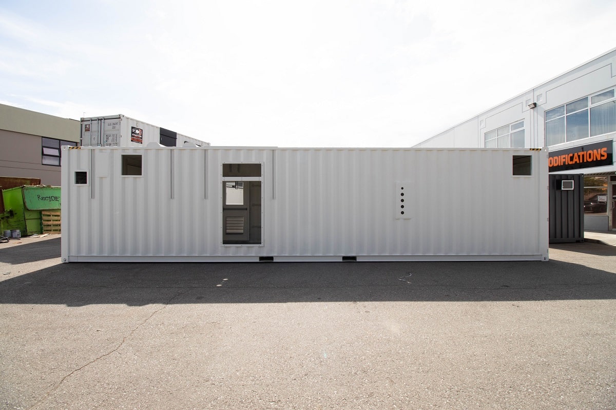 40&rsquo; Custom Mechanical Enclosure - Metro Container PTY LTD