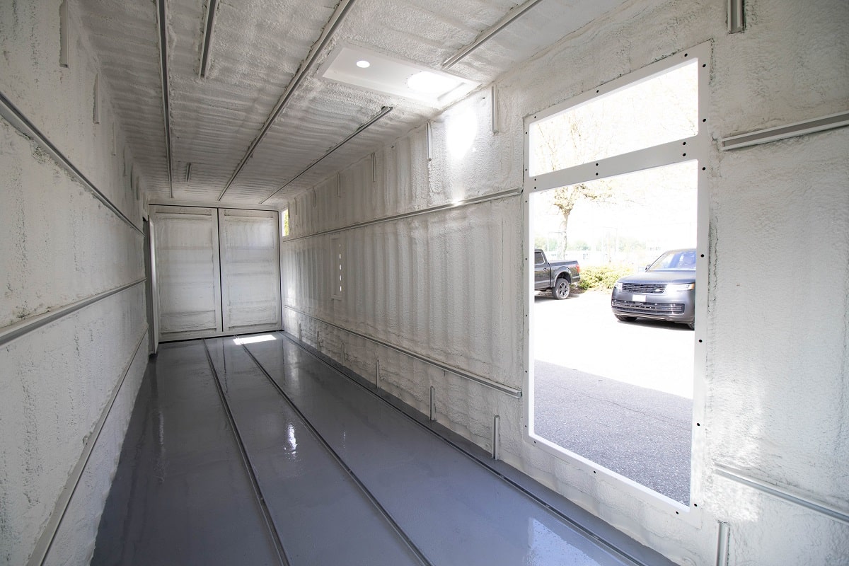 40&rsquo; Custom Mechanical Enclosure - Metro Container PTY LTD