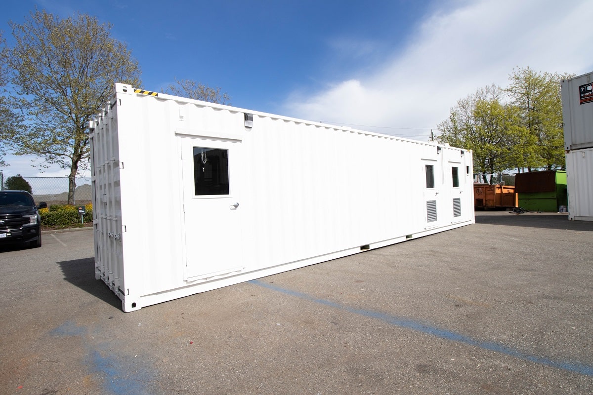 40&rsquo; Custom Mechanical Enclosure - Metro Container PTY LTD