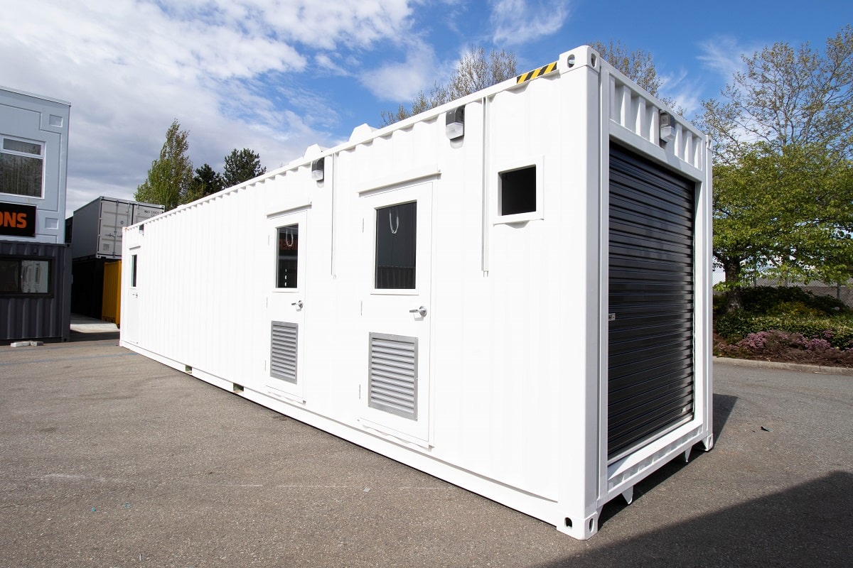 40&rsquo; Custom Mechanical Enclosure - Metro Container PTY LTD