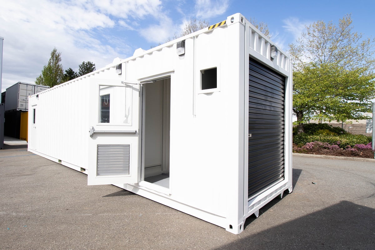 40&rsquo; Custom Mechanical Enclosure - Metro Container PTY LTD