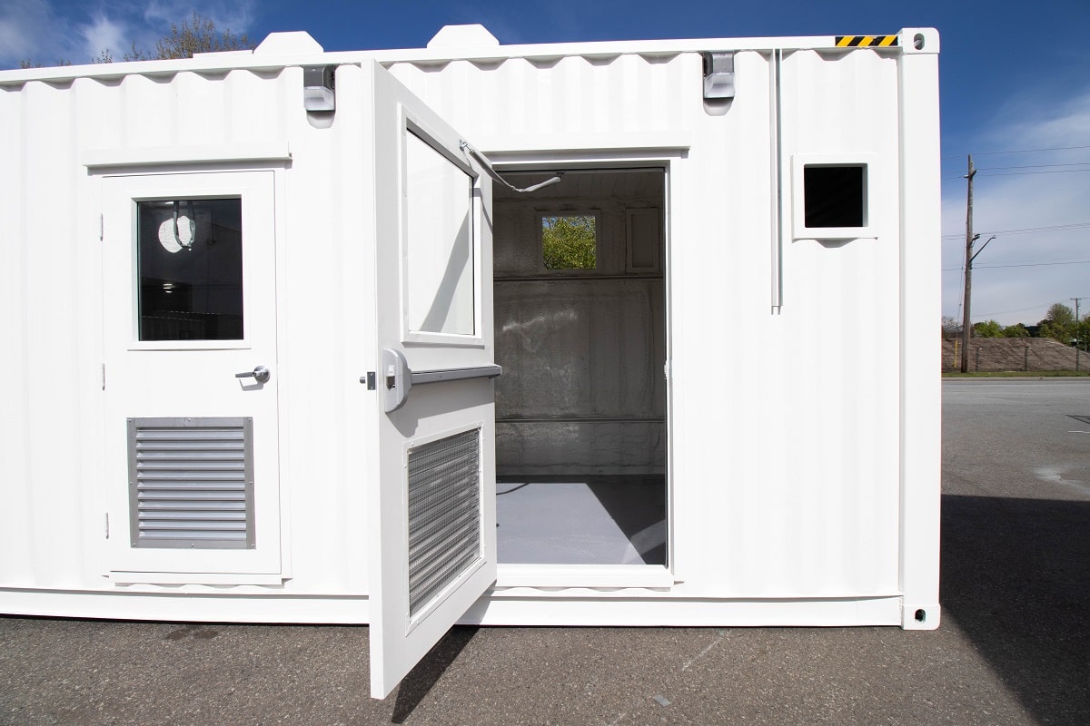 40&rsquo; Custom Mechanical Enclosure - Metro Container PTY LTD