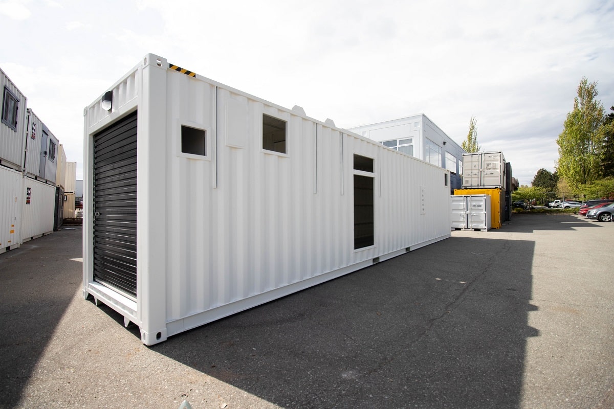 40&rsquo; Custom Mechanical Enclosure - Metro Container PTY LTD