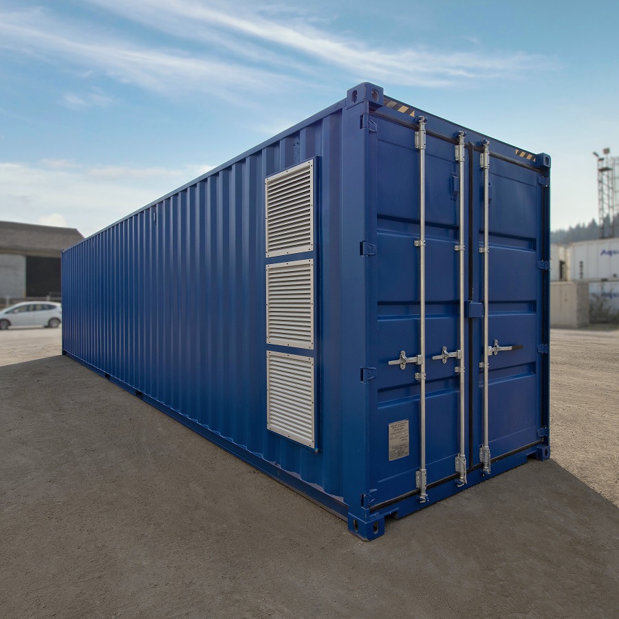 40&rsquo; Custom Equipment Housing Unit - Metro Container PTY LTD