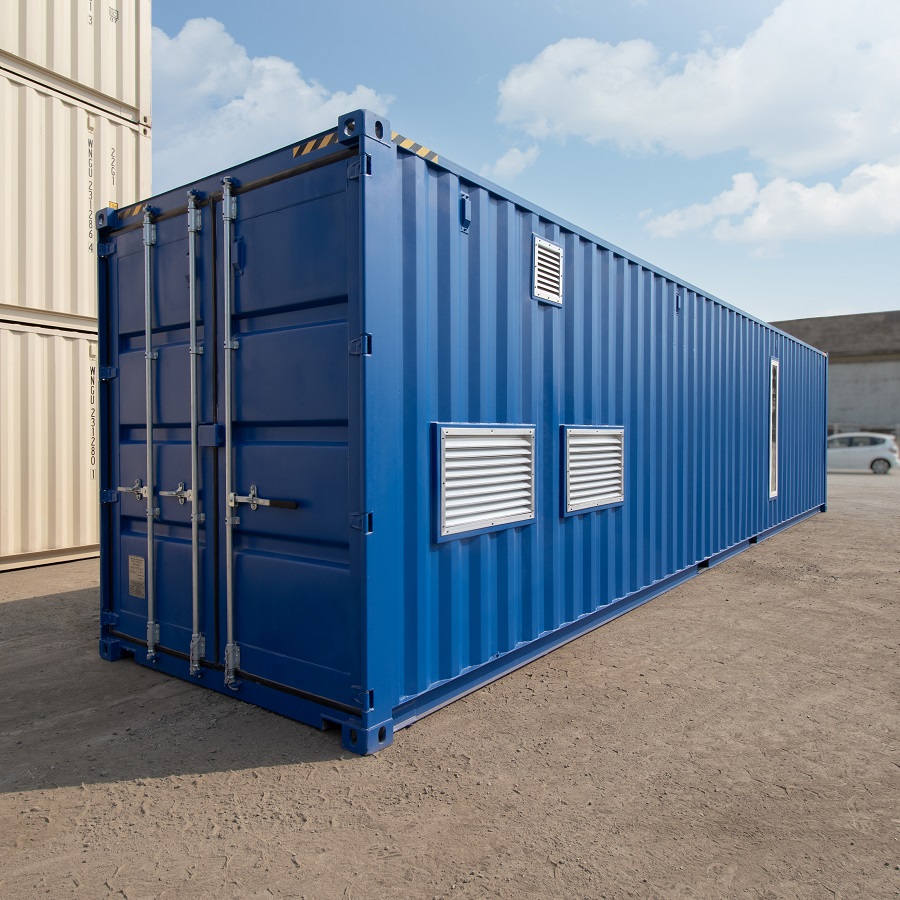 40&rsquo; Custom Equipment Housing Unit - Metro Container PTY LTD