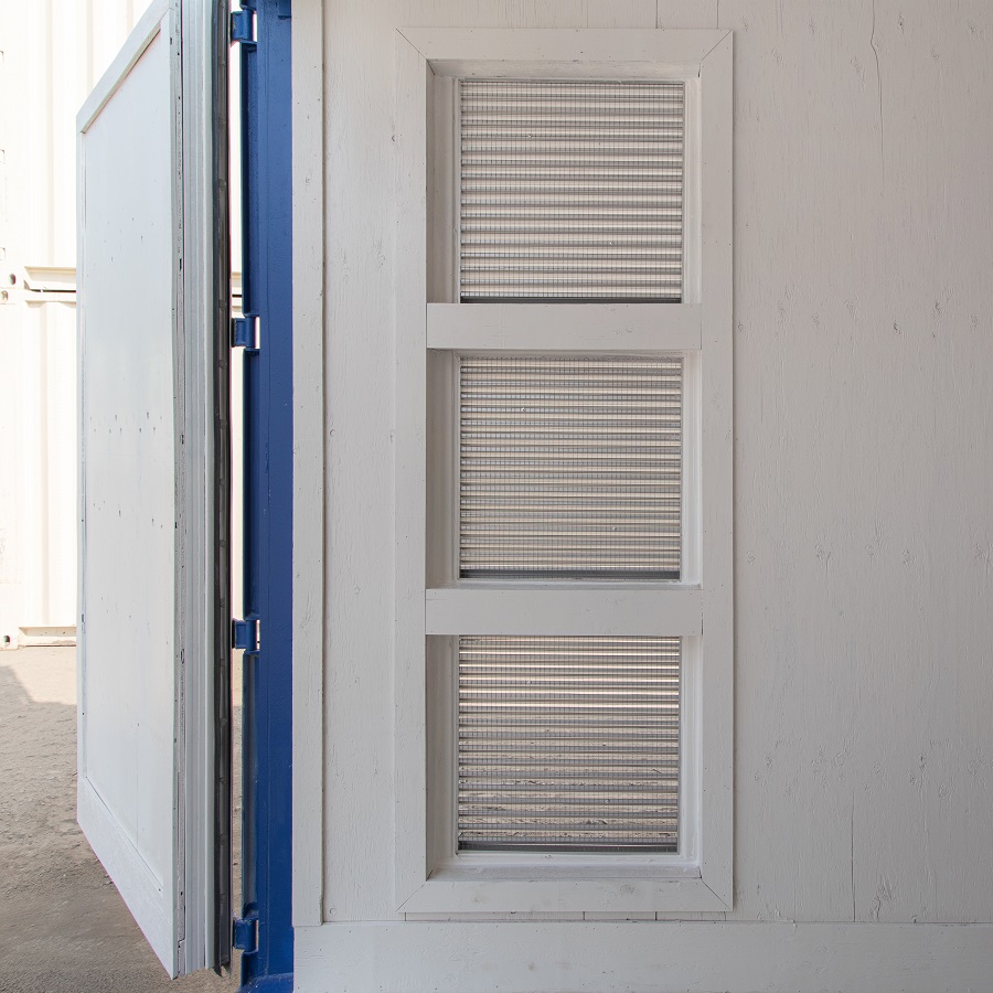40&rsquo; Custom Equipment Housing Unit - Metro Container PTY LTD