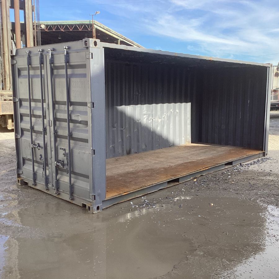 20&prime; Used &ldquo;Open-Face&rdquo; Shipping Container (Special) - Metro Container PTY LTD