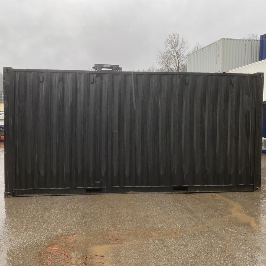 20&rsquo;HC New (1-Trip) Shipping Container &ndash; Painted Black - Metro Container PTY LTD