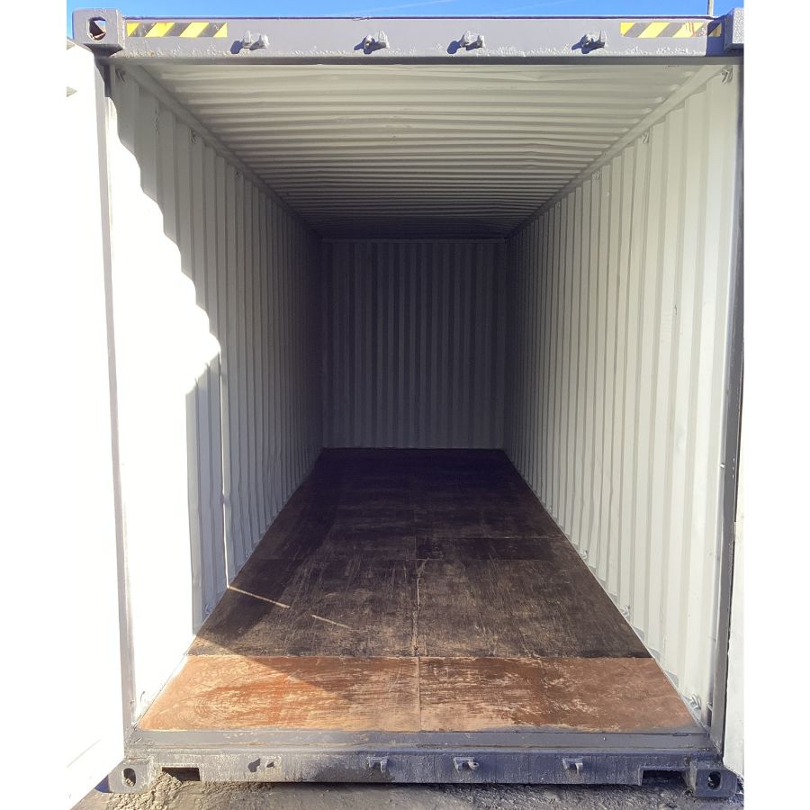 25&rsquo;HC Used Shipping Container (Painted Slate Grey) - Metro Container PTY LTD