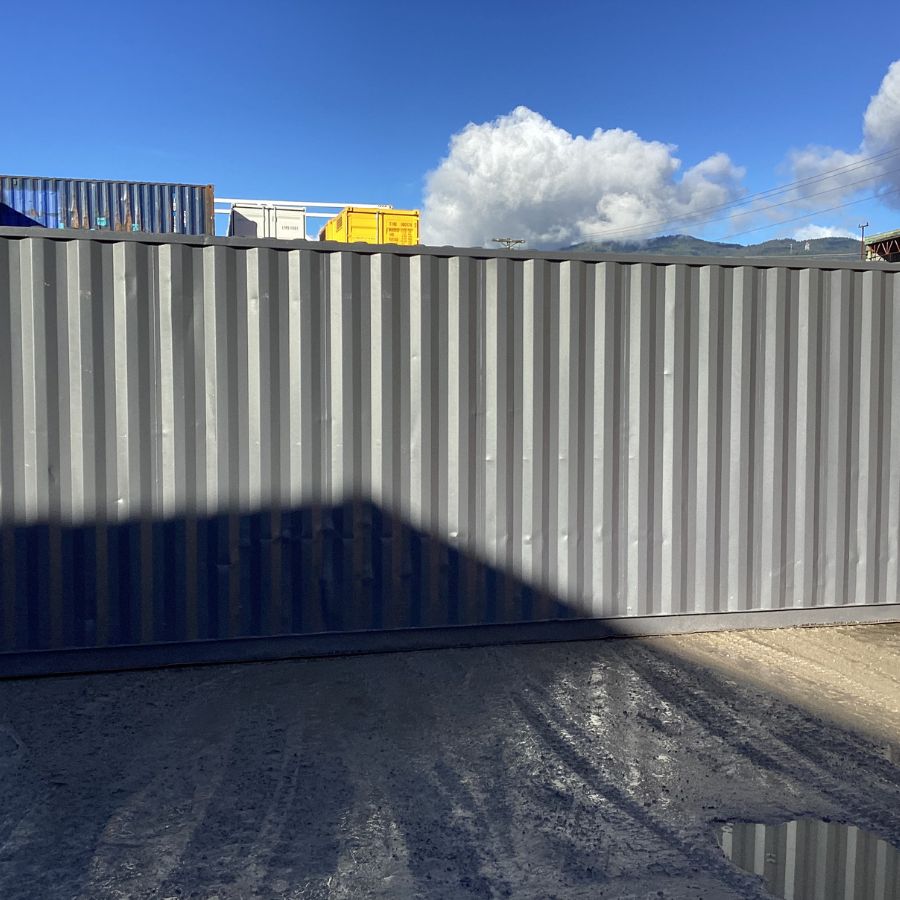 25&rsquo;HC Used Shipping Container (Painted Slate Grey) - Metro Container PTY LTD