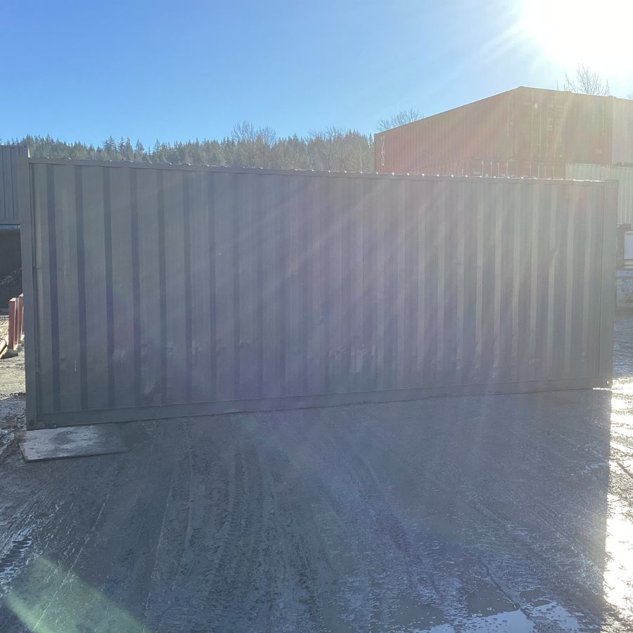 25&rsquo;HC Used Shipping Container (Painted Slate Grey) - Metro Container PTY LTD