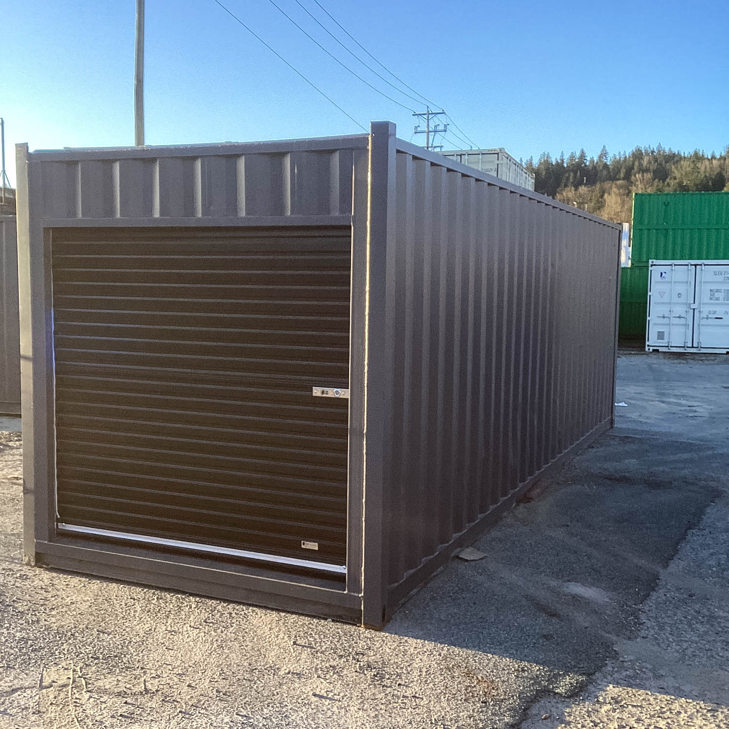 26&prime; Cut-Down Shipping Container w/Roll-Up Door - Metro Container PTY LTD