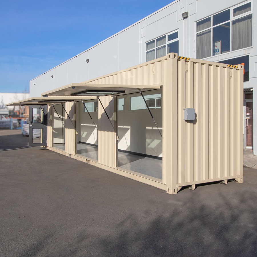 40&rsquo; Art Studio w/Flip up Doors - Metro Container PTY LTD