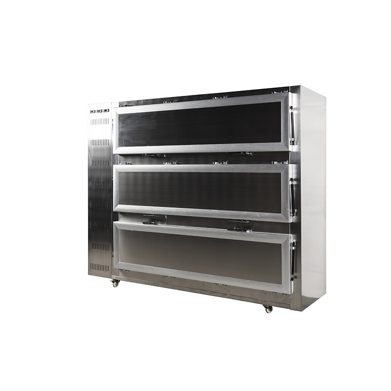 Roundfin RD-3S 3 Rooms Side Open Mortuary Refrigerator - Image 5